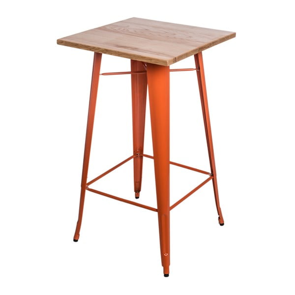 Oranžový barový stůl D2 Paris Ash Wood