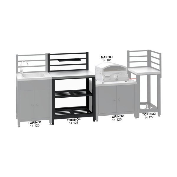 Модул за кухня на открито Torino 4 - Cattara-image-4