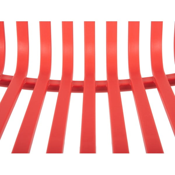 Светлочервен пластмасов трапезен стол Glee – Leitmotiv-image-3