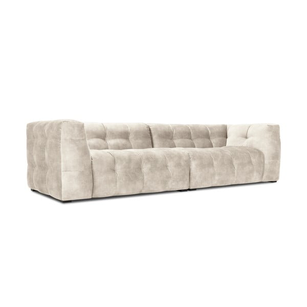 Бежов кадифен диван , 280 см Vesta - Windsor & Co Sofas-image-3