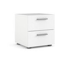 Бяло нощно шкафче Pepe - Tvilum