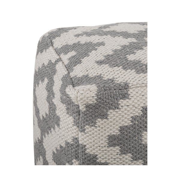 Сив и бежов пуф Kalaidu Napua - Westwing Collection-image-1