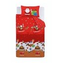 Червено спално бельо за детско креватче 120x150 cm Santa's Christmas Presents – Catherine Lansfield