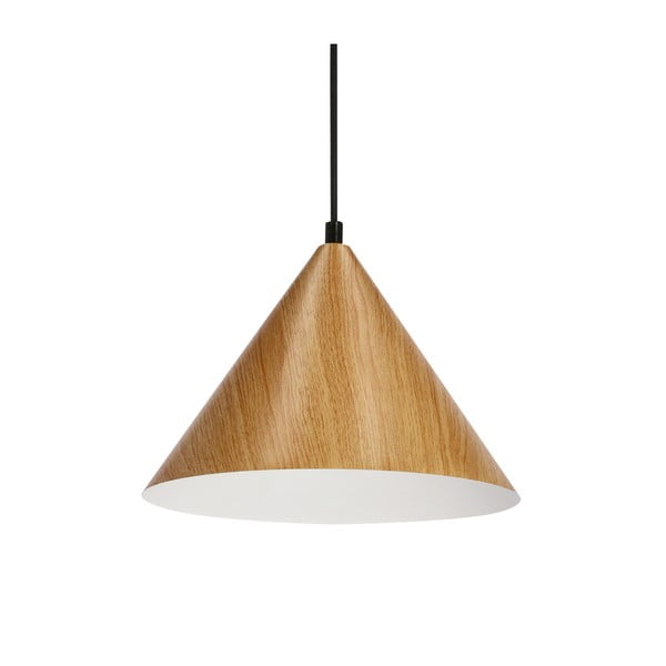 Кафява висяща лампа със стъклен абажур ø 25 cm Dunca - Candellux Lighting-image-2