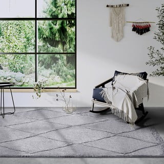 Сив килим 120x170 cm Perrotin Light Grey – Elle Decoration