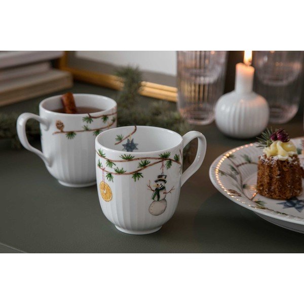 Комплект от 2 коледни порцеланови чаши , 330 ml Hammershøi - Kähler Design-image-2