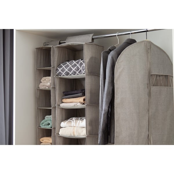 Висящ текстилен органайзер за гардероб Oxford - Compactor-image-3