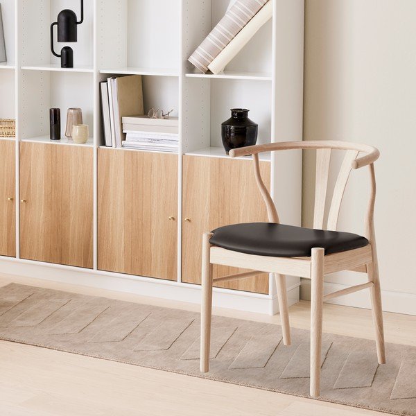 Трапезен стол от естествена кожа Freja - Hammel Furniture-image-1