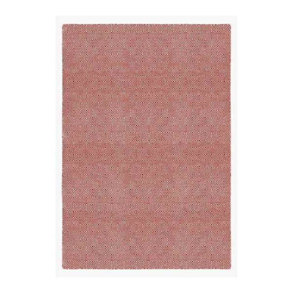 Червен двустранен килим за открито Solitaire, 70 x 200 cm - Green Decore