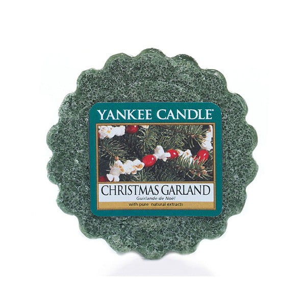 Ароматизиран восък за аромалампийски коледен венец, продължителност на аромата до 8 часа Christmas Garland - Yankee Candle