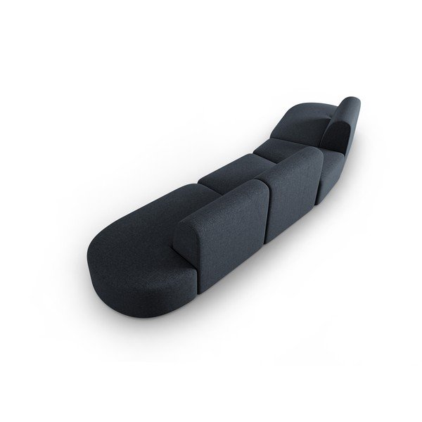 Тъмносин диван 412 cm Shane - Micadoni Home-image-3