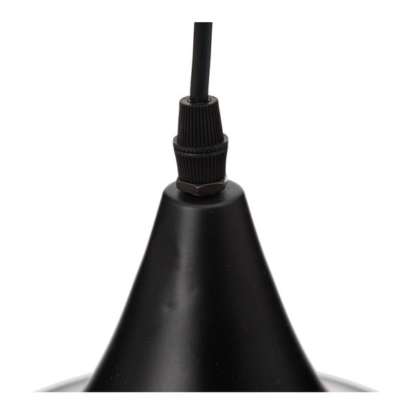 Черно висящо осветително тяло с метален абажур ø 36 cm – Ixia-image-2