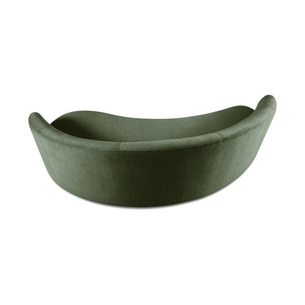 Асиметричен диван от зелено кадифе , вдясно Debbie - Mazzini Sofas-image-3