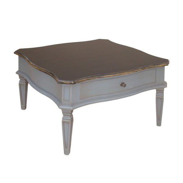 Konferenční stolek Transilvania Belgique Grey, 80x80 cm