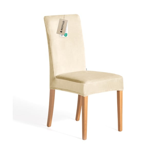 Бежови ластични покривала за стол в комплект от 4 бр. 48 cm Sento – Restilo-image-3