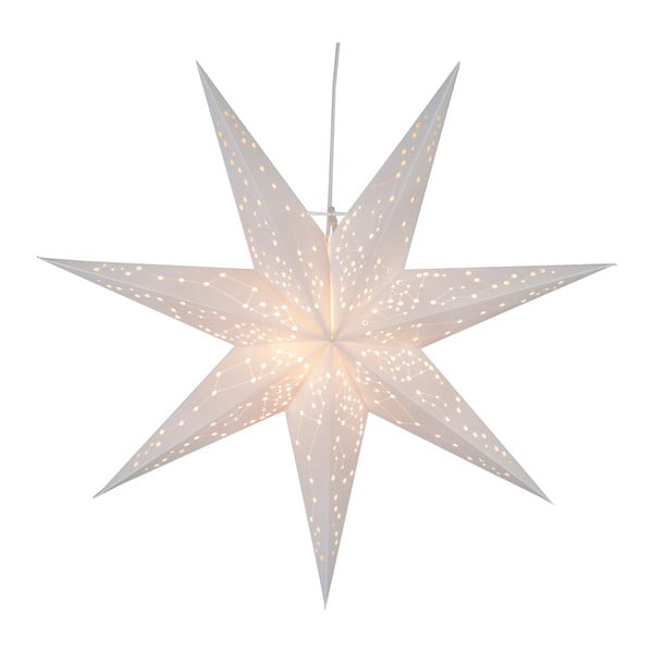 Bílá svítící hvězda Best Season Paperstar Galaxy, 60 cm