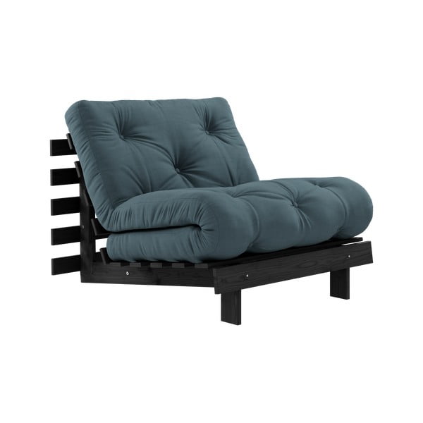 Кресло в петролен цвят Roots Black Night – Karup Design