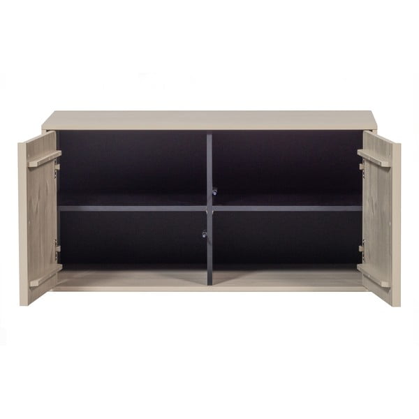 Кремав модулен шкаф от борова дървесина 100x50 cm Daily - vtwonen-image-3