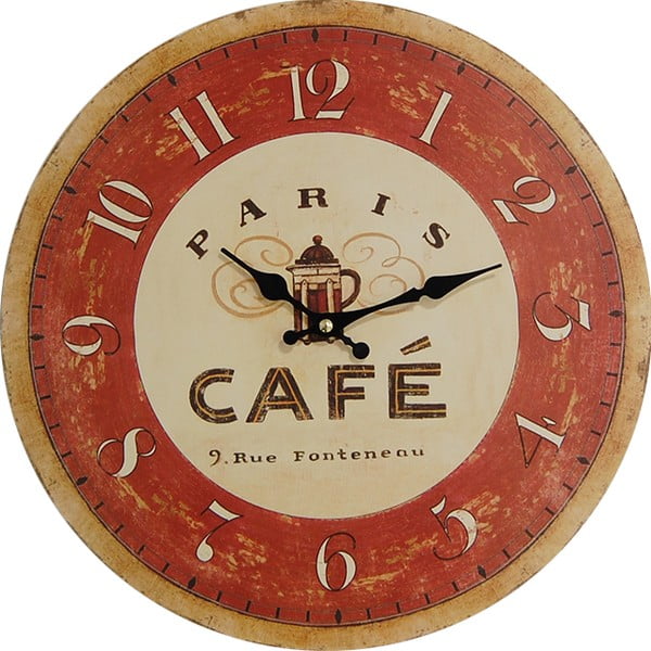 Часовник Cafe Paris, 34 cm - Unknown