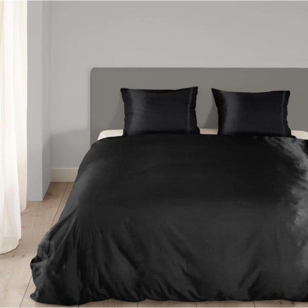Черно двойно спално бельо Brilla, 200 x 220 cm - Emotion