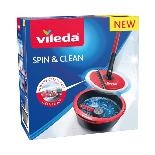 Комплект кофа и моп за под Spin&Clean Spin & Clean - Vileda-image-4