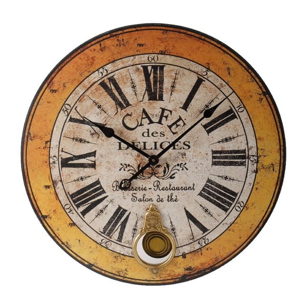 Часовник Cafe des Delices, 59 cm - Antic Line