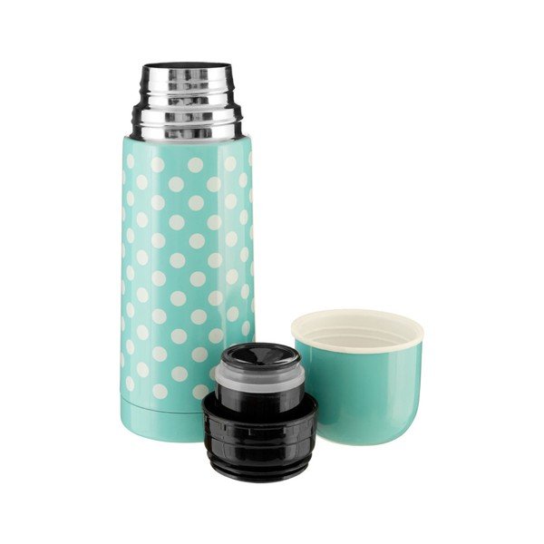 Puntíkatá mentolově zelená termolahev Premier Housewares, 350 ml-image-1
