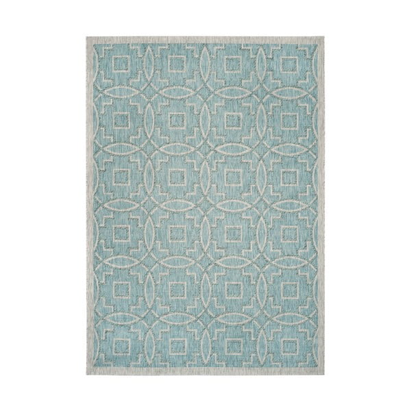 Синьо-сив килим за открито Jade, 160 x 230 cm - Safavieh