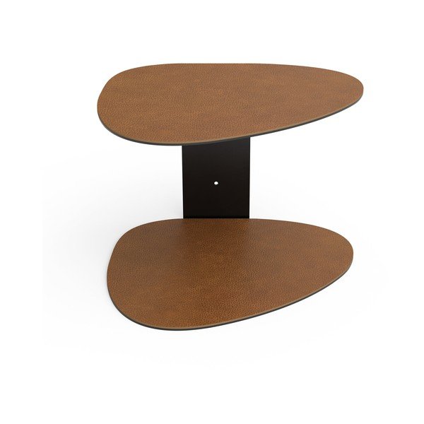 Стоманен стенен рафт в цвят кафяв коняк 29 cm Curve Bull – LIND DNA