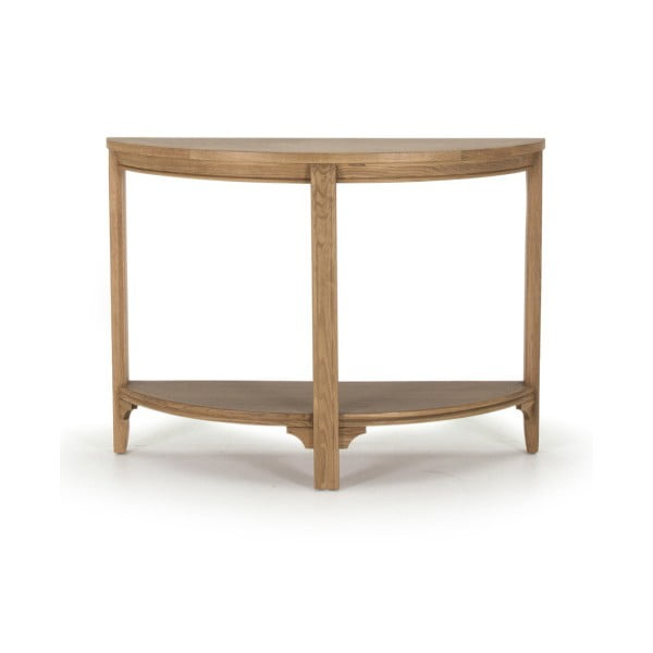 Конзолна маса, изработена от дъбова дървесина Carmen - VIDA Living