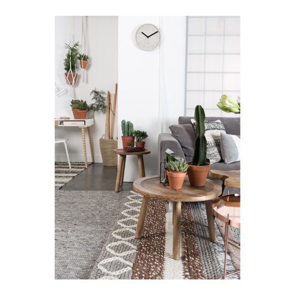 Масичка за кафе от мангово дърво , ⌀ 60 cm Dendron - Zuiver-image-1