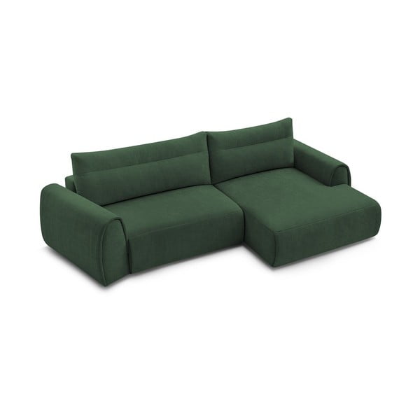 Тъмнозелен ъглов диван Aden – Bobochic Paris-image-4