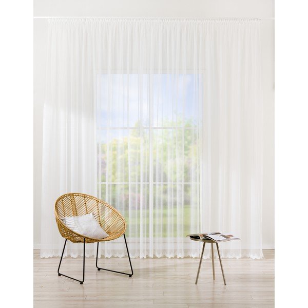 Бяла завеса 140x245 cm Como - Mendola Fabrics-image-1