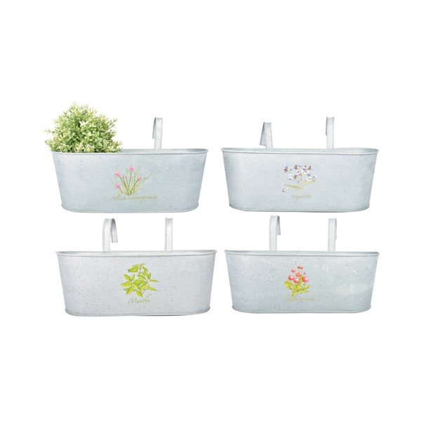 Комплект от 4 капака за градински саксии - Ego Dekor