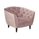 Кресло от прахово розово кадифе Ria - Actona