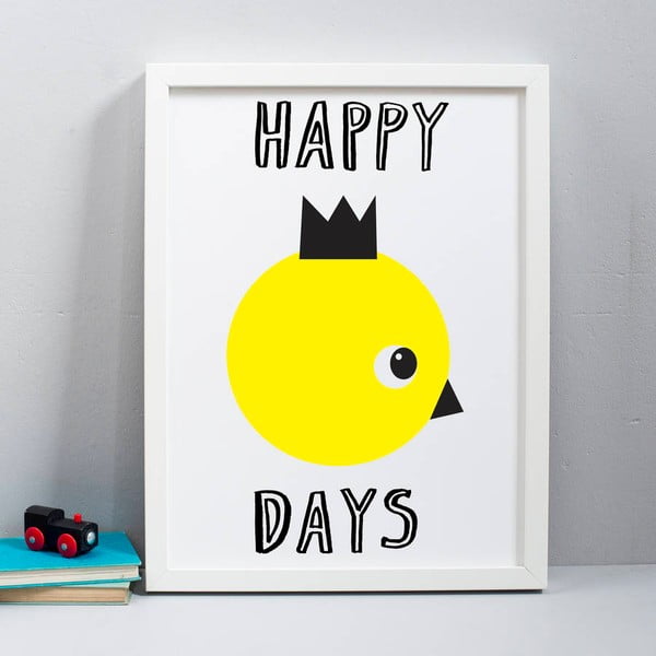 Plakát Karin Åkesson Design Happy Days, 30x40 cm