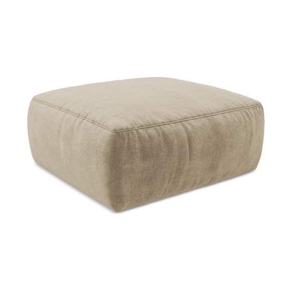 Светлокафява шенилова табуретка Kuki – Makamii-image-3