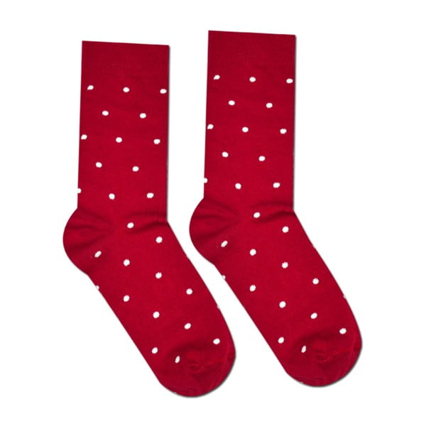 Червени памучни чорапи Gentlemen, размер 35-38 - HestySocks