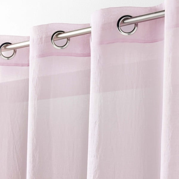 Розова завеса 140x280 cm Telma – douceur d'intérieur-image-1