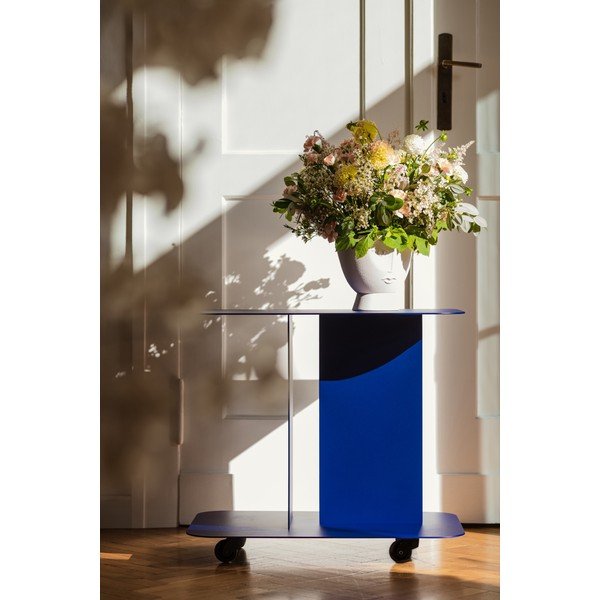 Метална маса за сервиране на колелца 40x60 cm HO – noo.ma-image-1