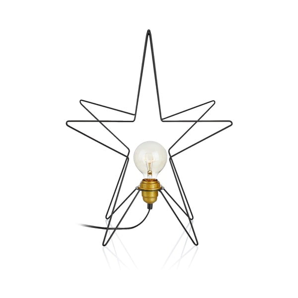 Черна коледна светлинна украса Asterix – Markslöjd