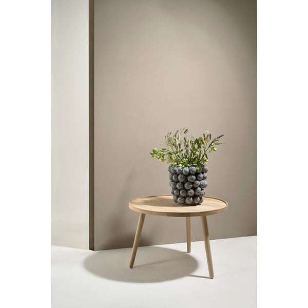 Кръгла масичка за кафе от дъбова дървесина в естествен цвят ø 70,5 cm Ebern - Villa Collection-image-1