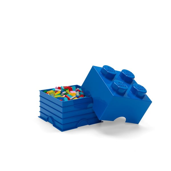 Синя квадратна кутия за съхранение - LEGO®-image-1