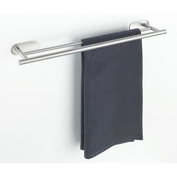 Матово-сребриста самозалепваща поставка за кърпи от неръждаема стомана Orea Duo – Wenko-image-4