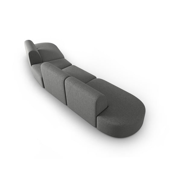 Сив диван 412 cm Shane - Micadoni Home-image-3