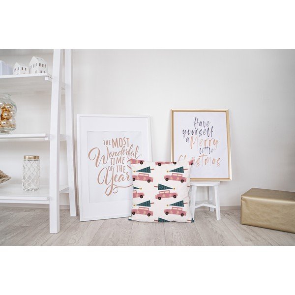 Декоративна възглавница с коледен мотив 45x45 cm Christmas Ride – Butter Kings-image-2