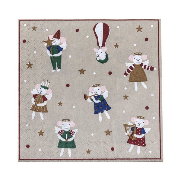 Хартиени салфетки в комплект 20 бр. 33x33 cm Peo – Bloomingville