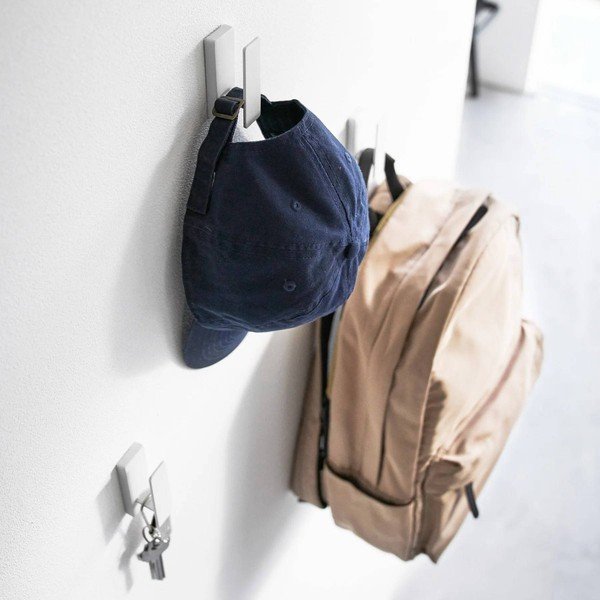 Бели стенни метални комплект куки 3 бр. Tower – YAMAZAKI-image-4