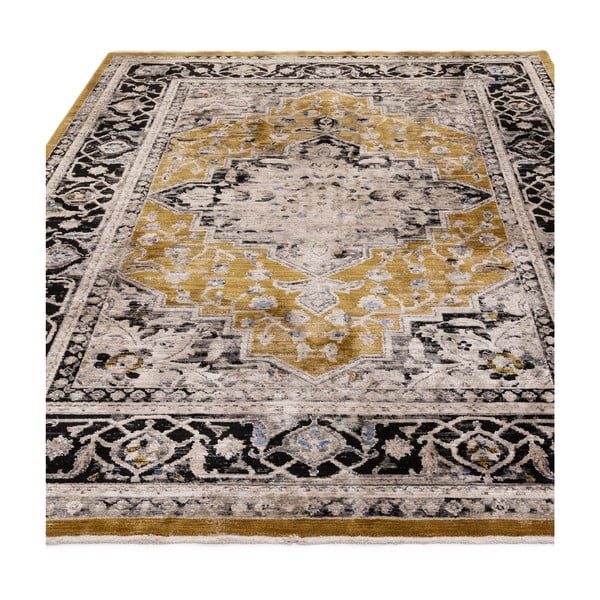Жълт килим в цвят охра 120x166 cm Sovereign - Asiatic Carpets-image-3
