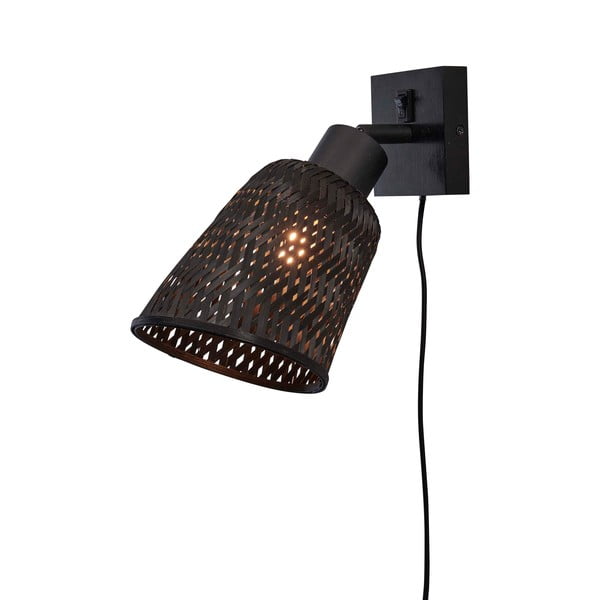Черна стенна лампа ø 15 cm Java - Good&Mojo
